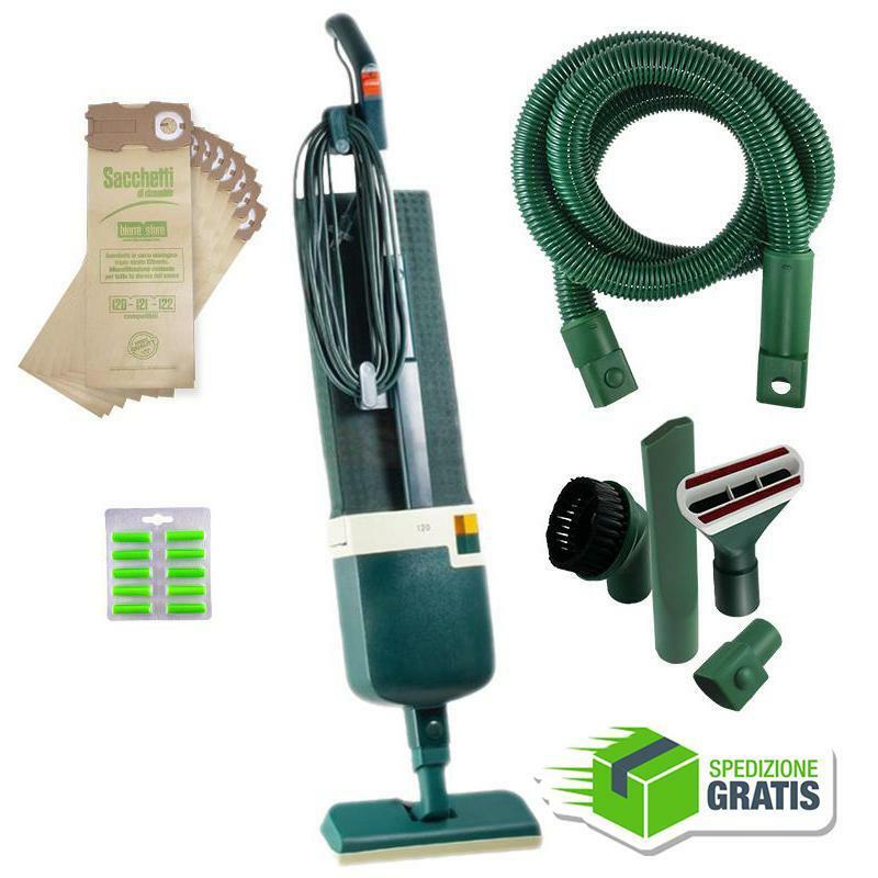 vorwerk aspirapolvere vorwerk folletto vk120 rigenerato con accessori - foto 1