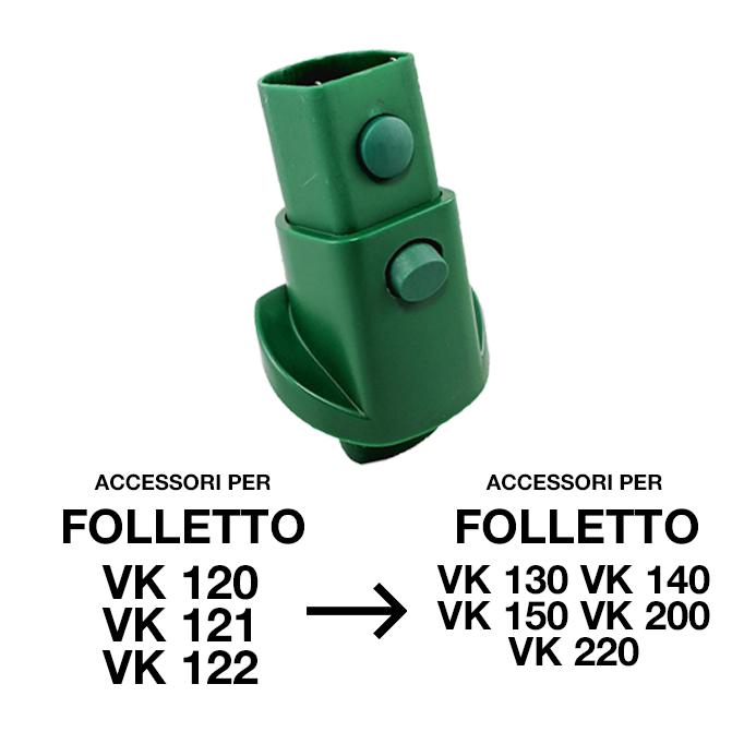 bierre store adattatore per folletto vk 121 vk 122 vk 120 inverso elettrificato ad12 compatibile - foto 3