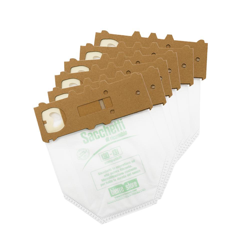 bierre store sacchetti folletto vk 131 vk 130 12 pz microfibra + filtri compatibili - foto 3