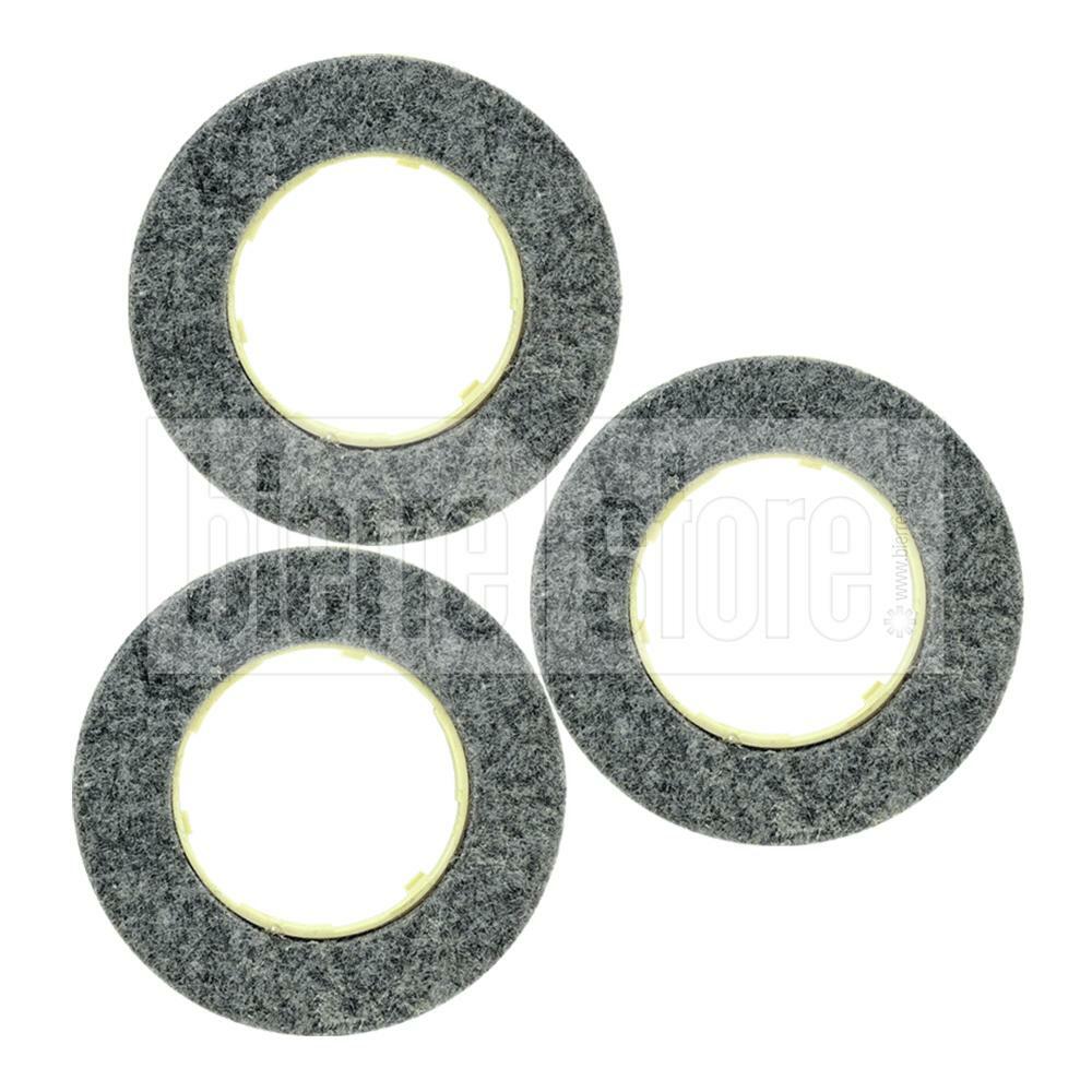 bierre store 3 spazzole feltro lucidatrice folletto pl515 adattabile a modulo pecari pulilux compatibile - foto 1