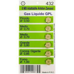 Set 5 Ugelli Gas GPL RYELDOM Per Cucine - Sicuri E Precisi Per Cottura Perfetta - Foto 4