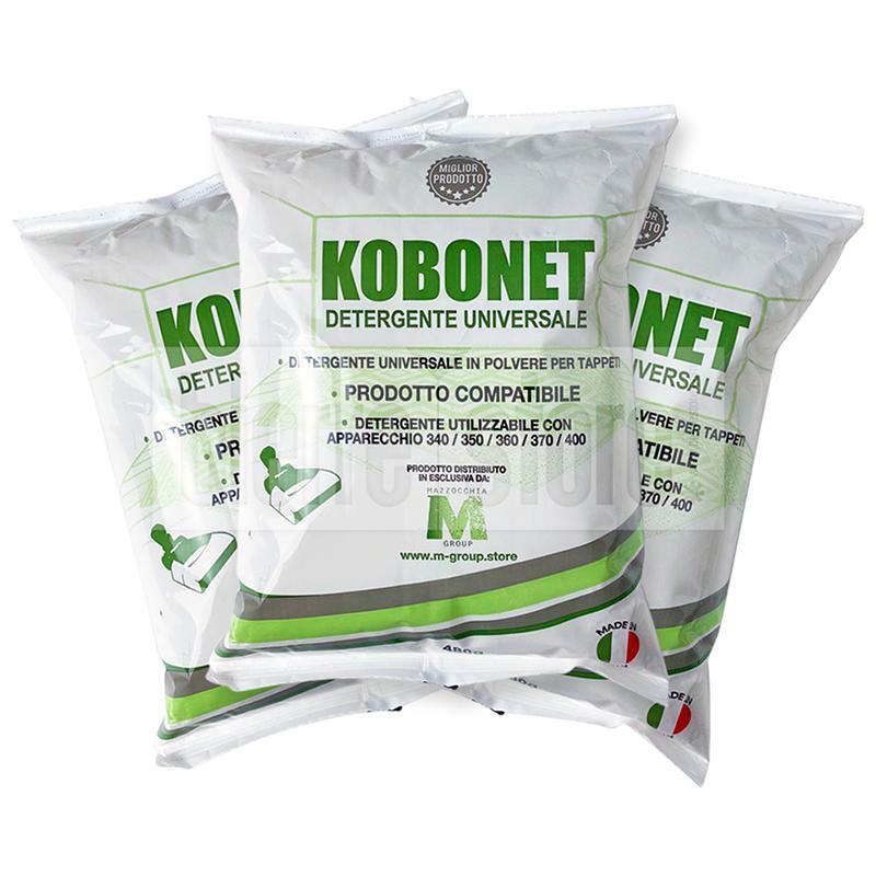 bierre store polvere tappeti folletto detergente 480g kit 3 pezzi compatibile - foto 1