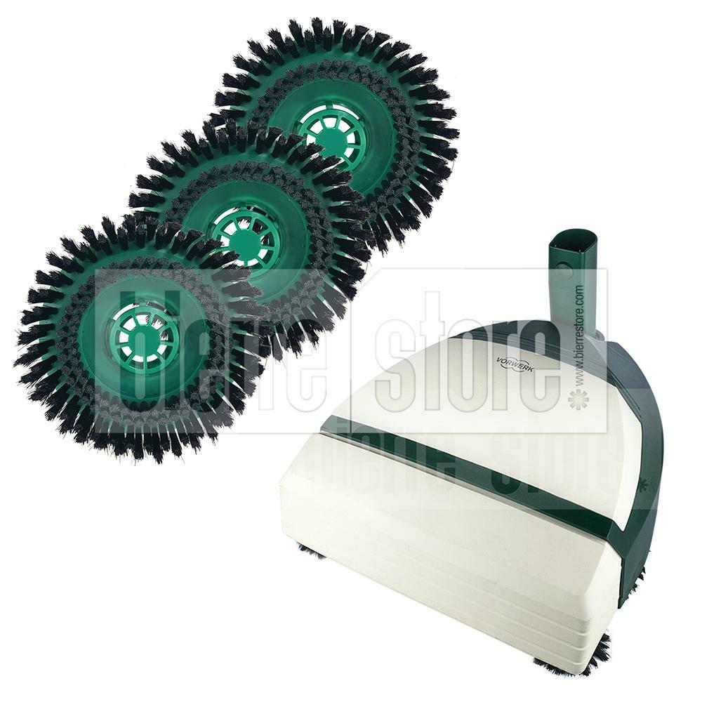 bierre store spazzole lucidatrice folletto pl510 pl511 pl512 3pz s. larghe compatibili - foto 2