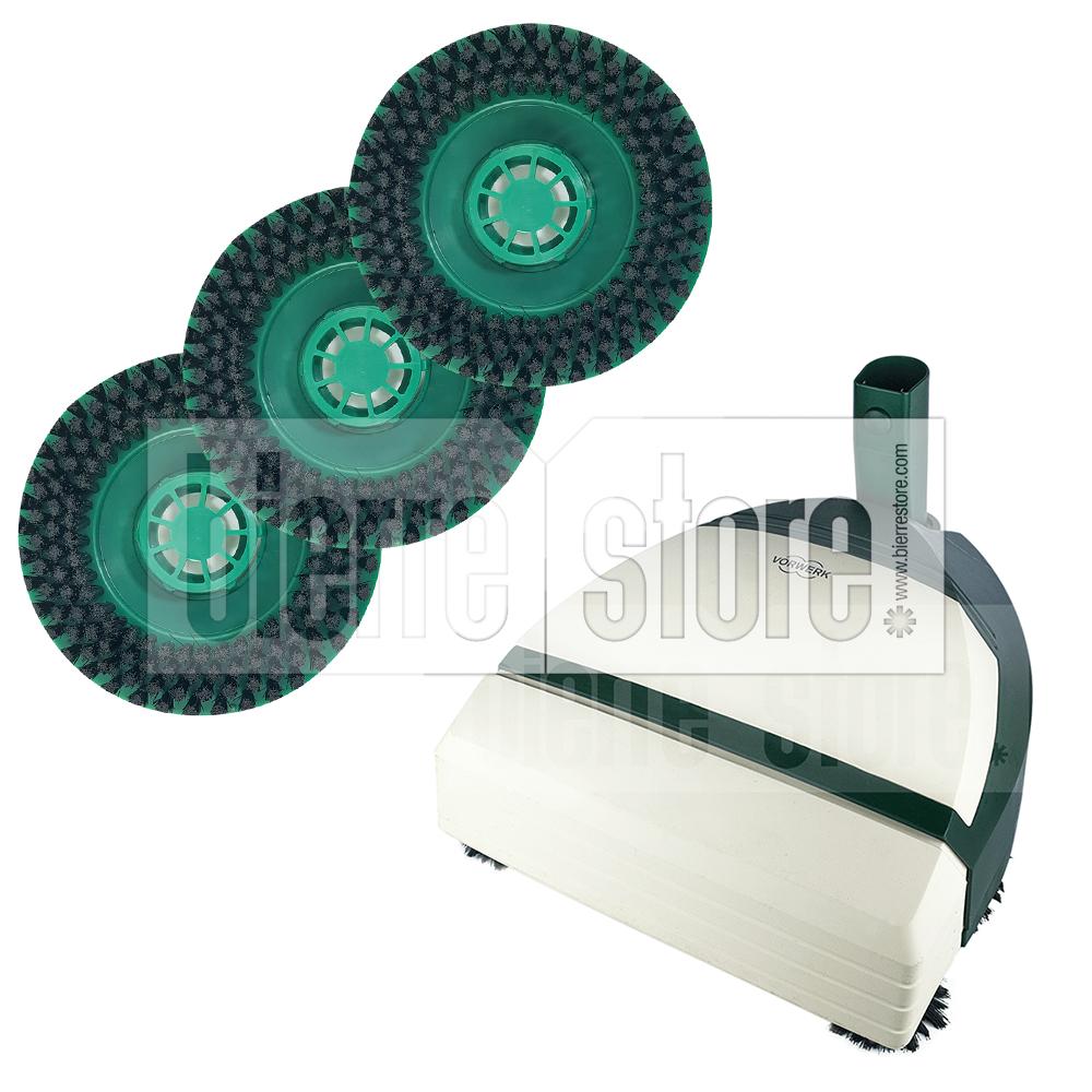 bierre store spazzole con setole strette per pulilux pl 510 511 512 3 pz compatibile - foto 3