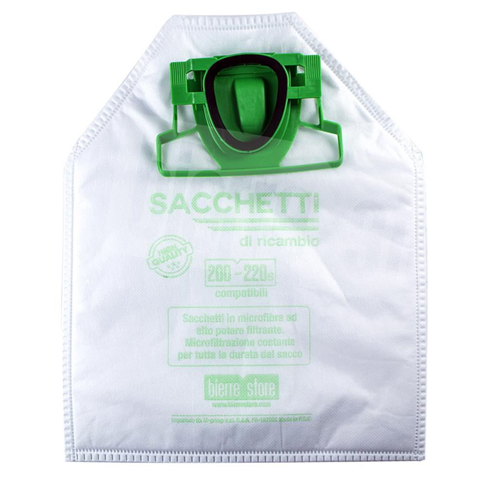 bierre store sacchetti folletto vk 200 vk 220 s con 12 sacchetti profumi e 2 filtri vk220s compatibile - foto 5
