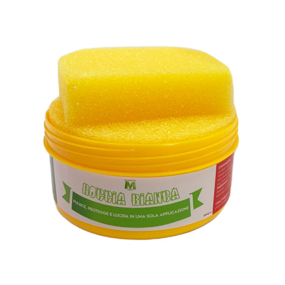 roccia bianca detergente universale biodegradabile roccia bianca 500g + 2 spugne - foto 3