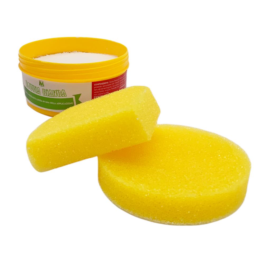 roccia bianca detergente universale biodegradabile roccia bianca 500g + 2 spugne - foto 5