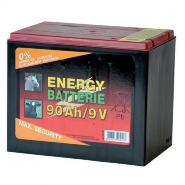 lacme pila 9v 90ah 10000h batteria per elettrificatori recinzioni elettrificate - foto 1