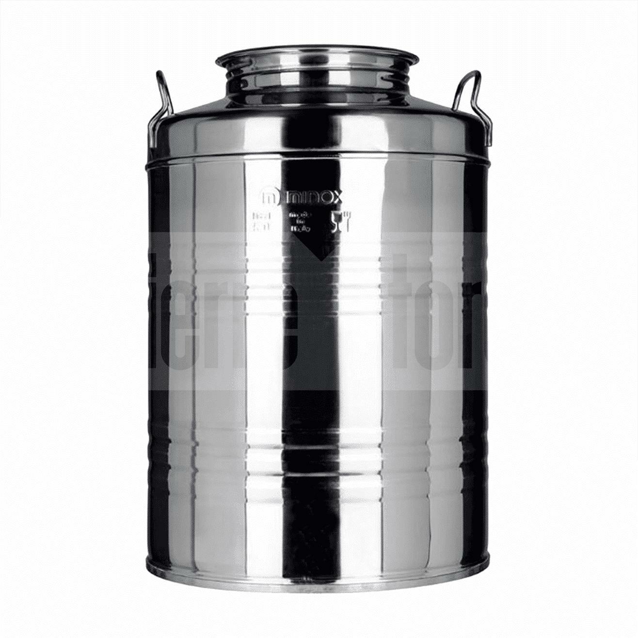 bierre store fusto per olio 10l per alimenti graffato in acciaio inox 18/10 - foto 1