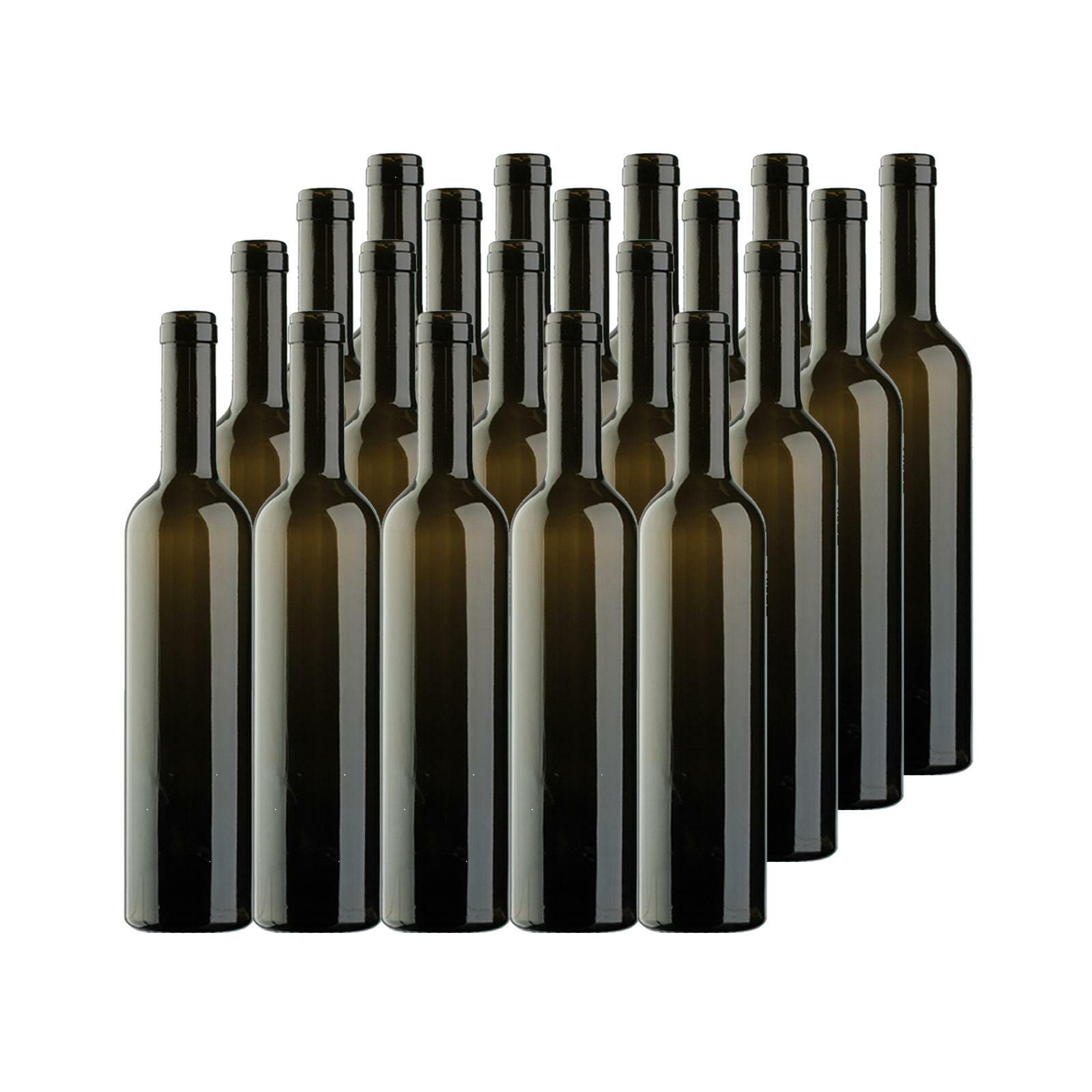 bierre store bottiglia in vetro bordolese per vino 750ml x 20pz - foto 1