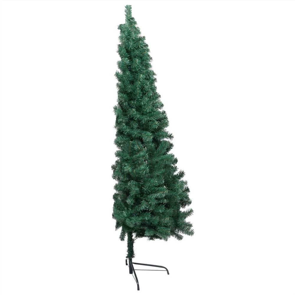 bracaglia mezz' albero di natale cm 150 base in metallo - foto 2