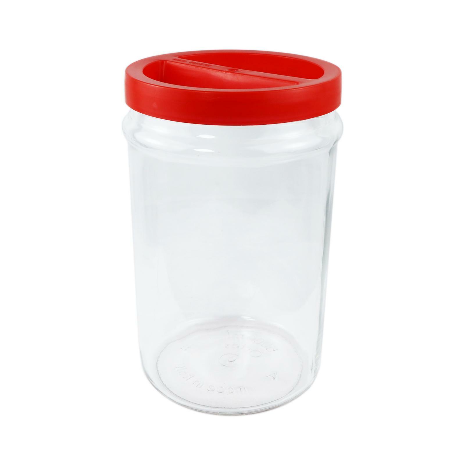ortes vaso in vetro ortes con tappo a vite in plastica 5000ml - foto 1