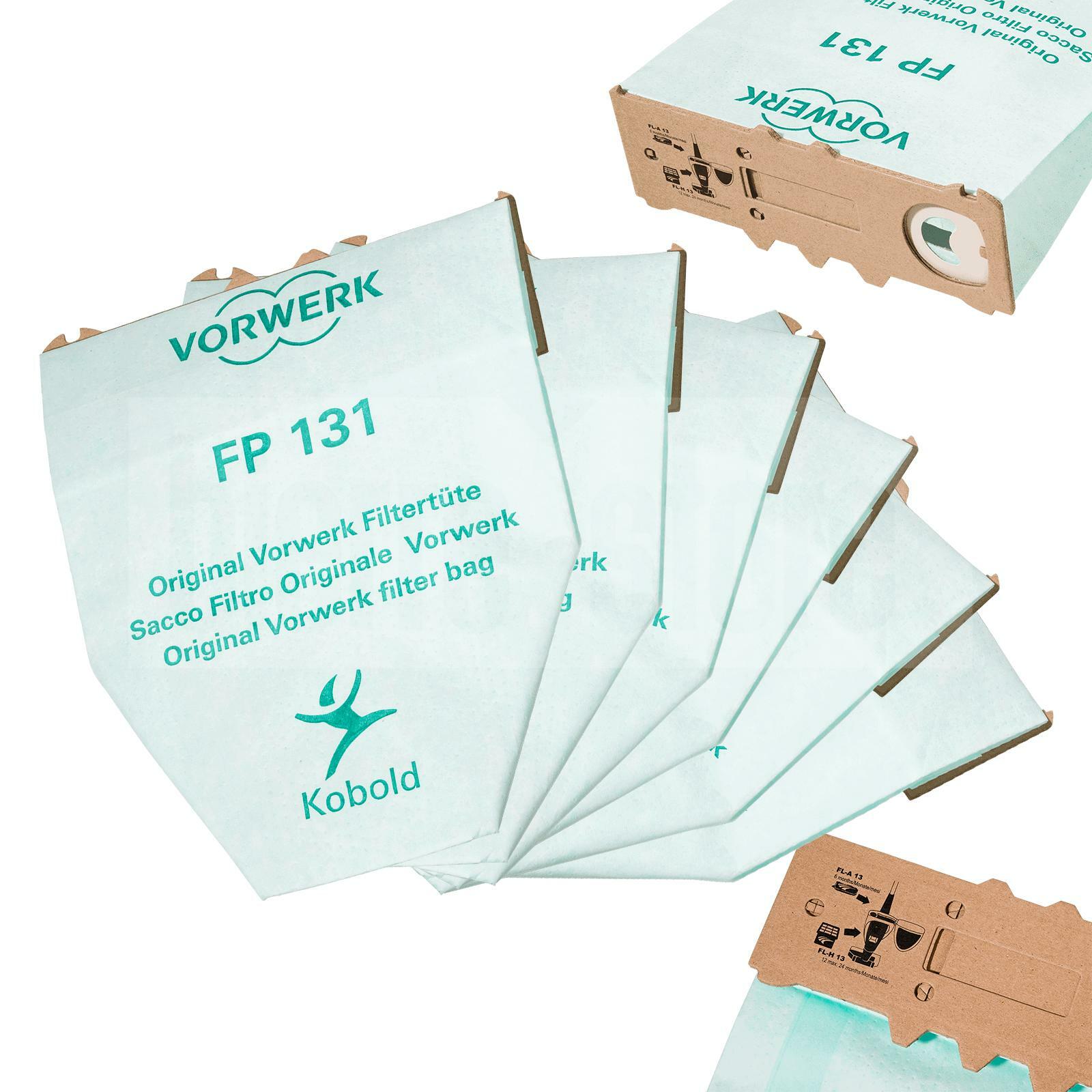 vorwerk sacchetti vk 131 vk 130 originali 6pz - foto 1