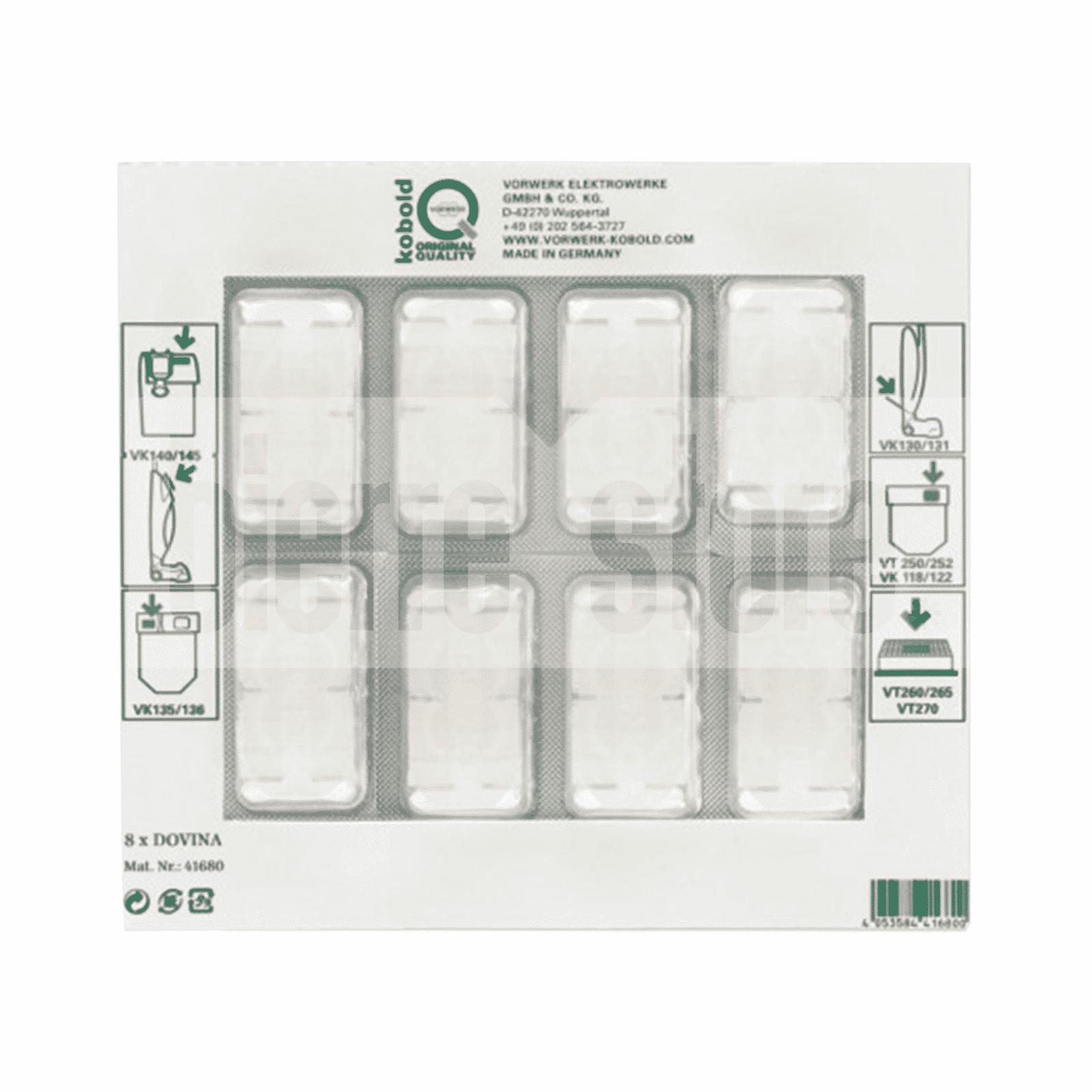 vorwerk kit farfalla folletto sacchetti hepa e dovina originali vk 135-136 - foto 3