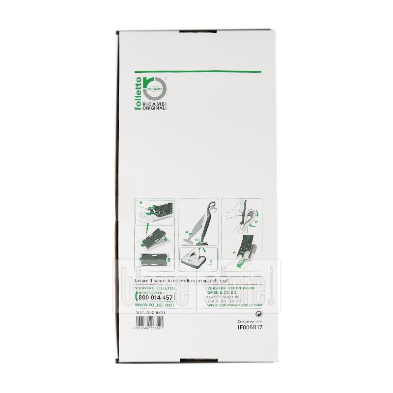 vorwerk panni parquet pulilava folletto 4pz sp520 sp530 originali - foto 3