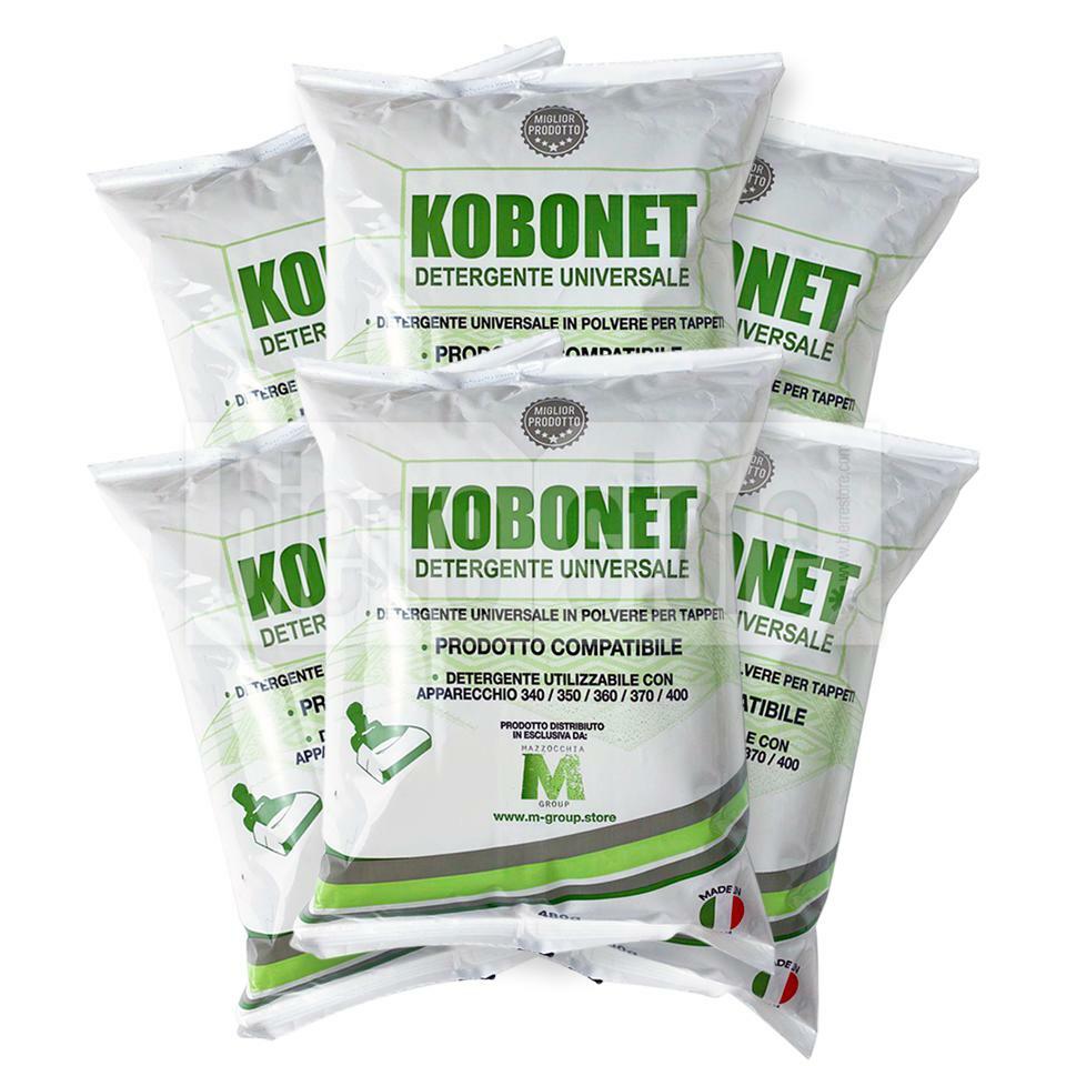 bierre store polvere detergente tappeti 6 confez. 480g rigenerante folletto battitappeto compatibile - foto 1