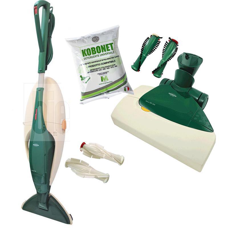 vorwerk vorwerk folletto vk131 rigenerato+kit flessibile+ battitappeto - foto 3