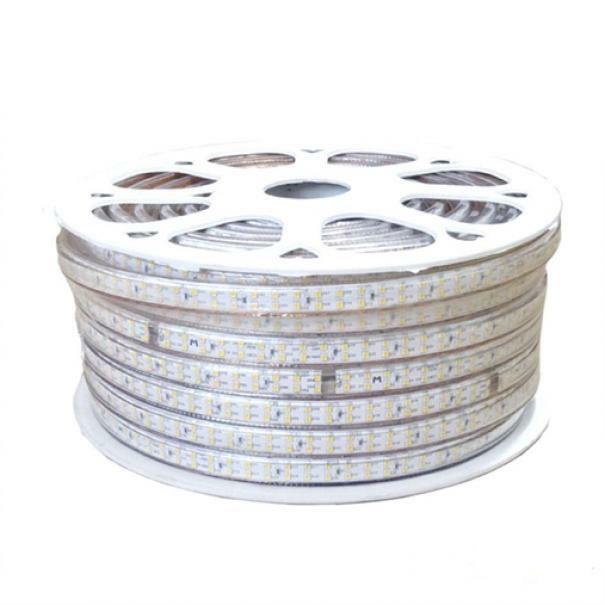 vivalamp 100metri striscia led 220v doppio smd2835-120 1200 led 1200w fredda - foto 1