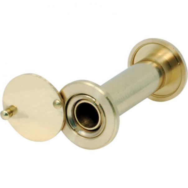 potent spioncino grandangolo porte potent finitura ottone lucido f.mm 14 l.mm 70/120 - foto 1