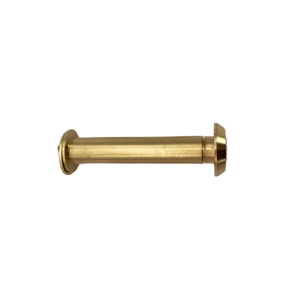 potent spioncino grandangolo porte potent finitura ottone lucido f.mm 14 l.mm 70/120 - foto 3