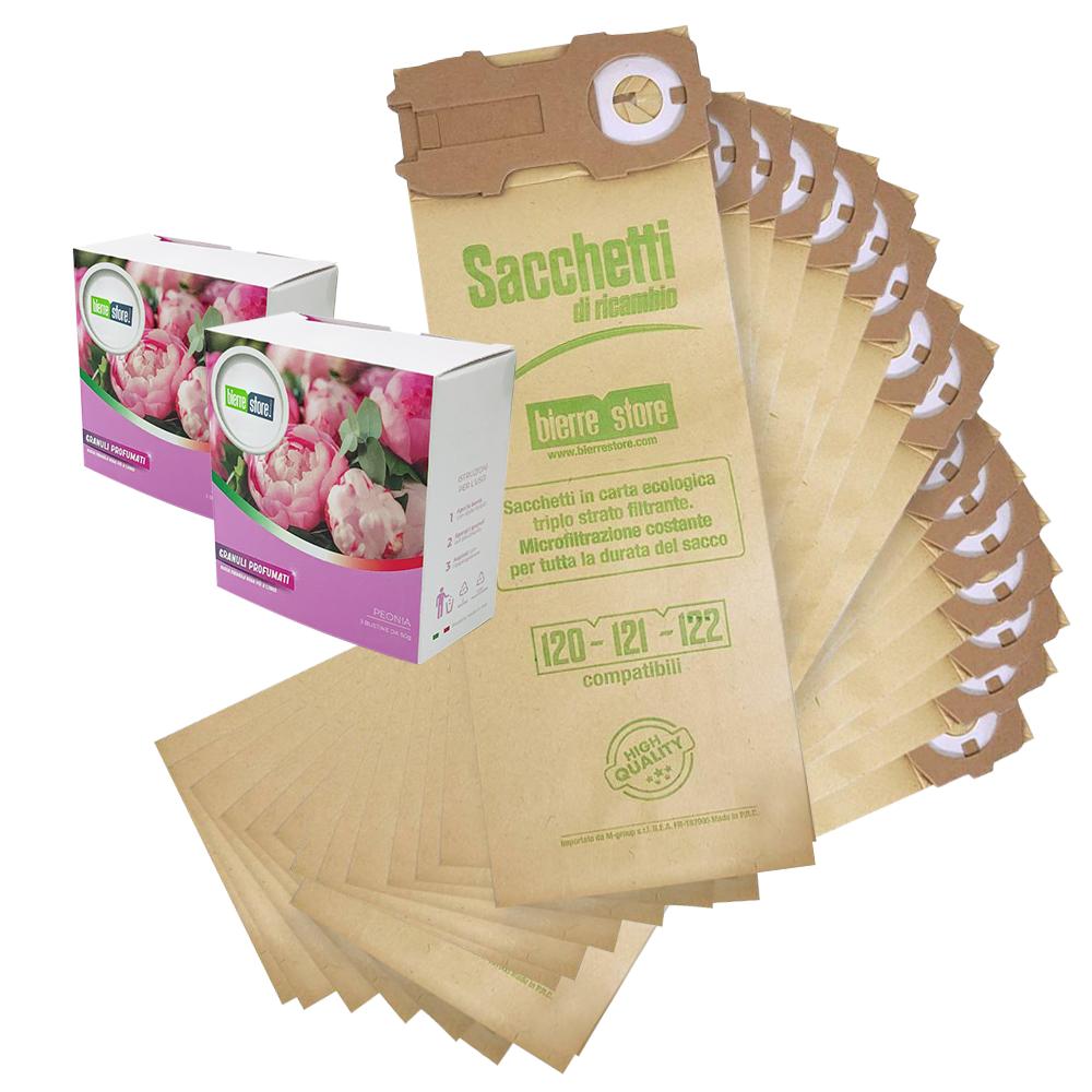 bierre store sacchetti folletto vk 121 vk 122 vk 120 16pz granuli peonia compatibili - foto 1