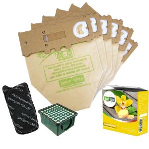BIERRE STORE SACCHETTI FOLLETTO VK 135-136 6 PZ + GRANULI PROFUMATI Coccolosa Filtri Compatibili