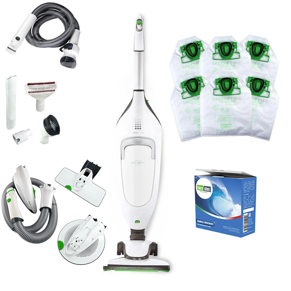 aspirapolvere folletto VK220S rigenerato con Picchio PB420 e modulo materassi