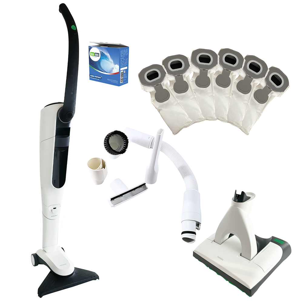 vorwerk folletto senza fili vk7 con pulilava sp7 rigenerati e tubo compatibile - foto 1