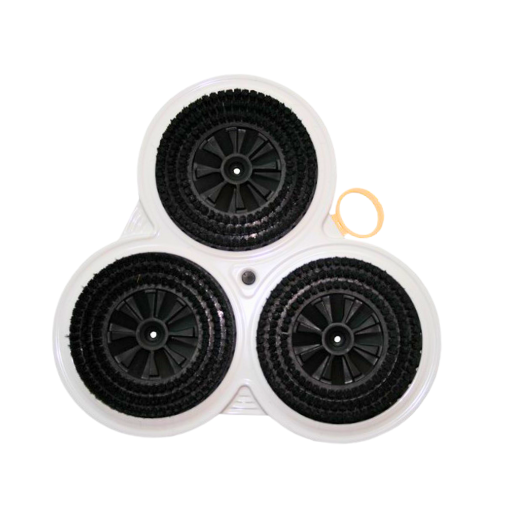 vorwerk modulo panda spazzole feltro e setola per lucidatrice folletto pl515 pulilux originale - foto 1